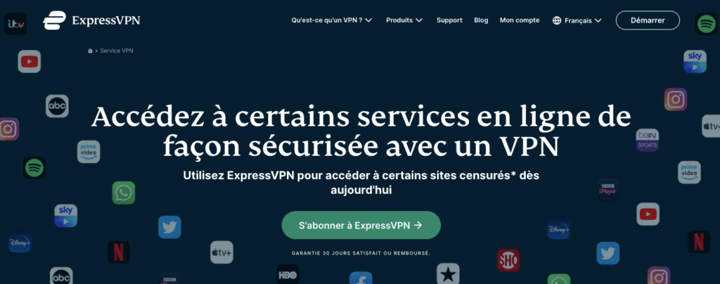 Avis ExpressVPN : Streaming / P2P / Géoblocage