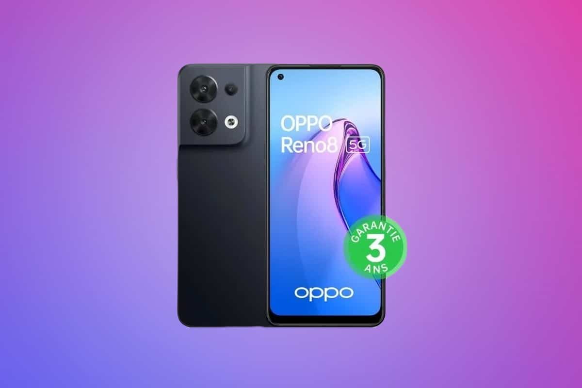 Oppo Reno8 256Go 5G Noir Chatoyant