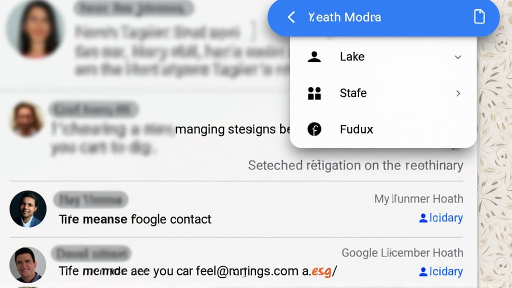 Google Messages personnalisation contacts