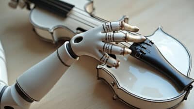 Bras robotiques violoncelle