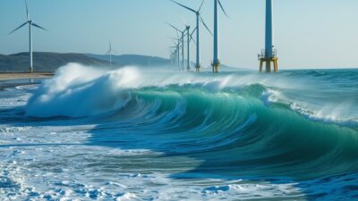 Vagues énergétiques Bretagne