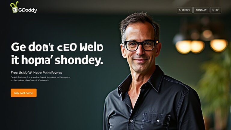 GoDaddy CEO Website