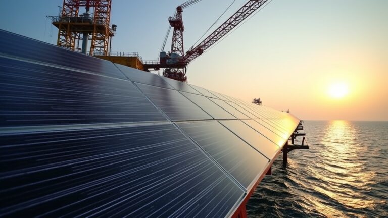 Projet solaire offshore Chine