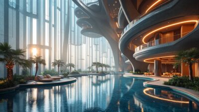 Oasis futuriste Shanghai