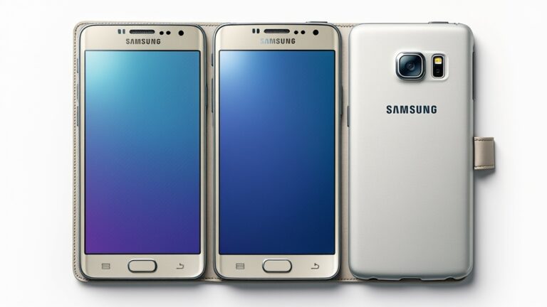 Samsung smartphone trois volets